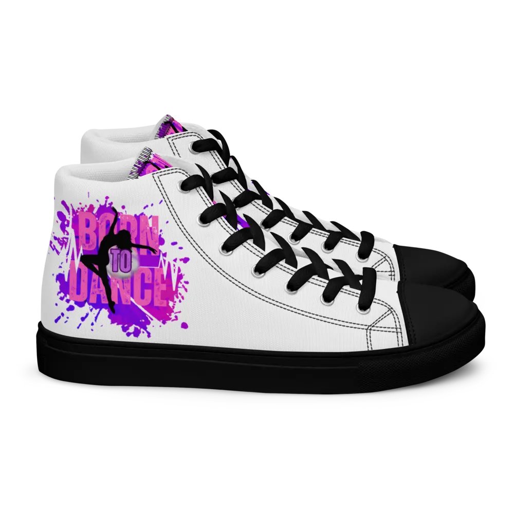 Energetic Born to Dance Her Silhouette Men's High Tops product image (2)