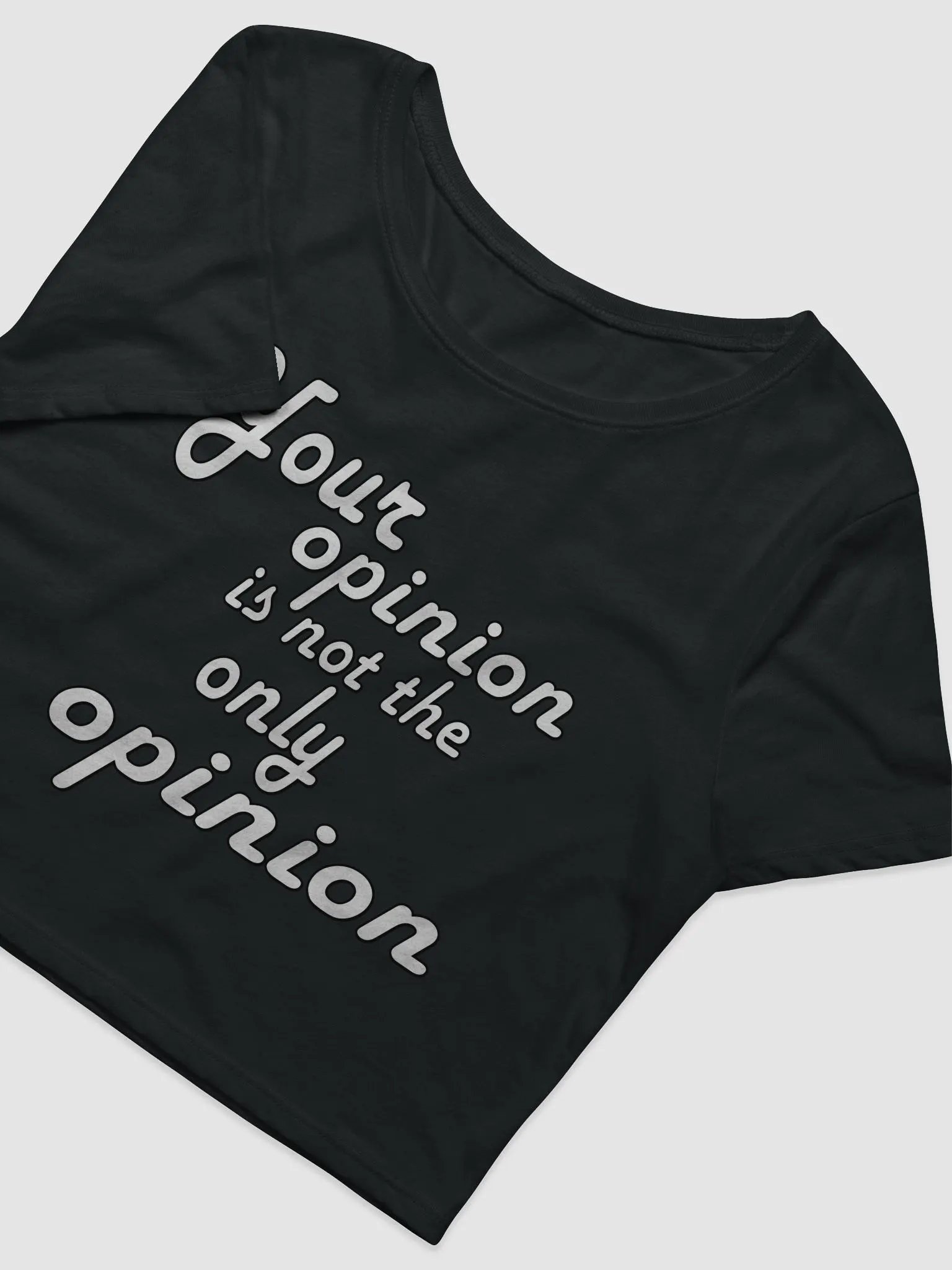 Your Opinion... Bella+Canvas Women's Crop Tee product image (2)