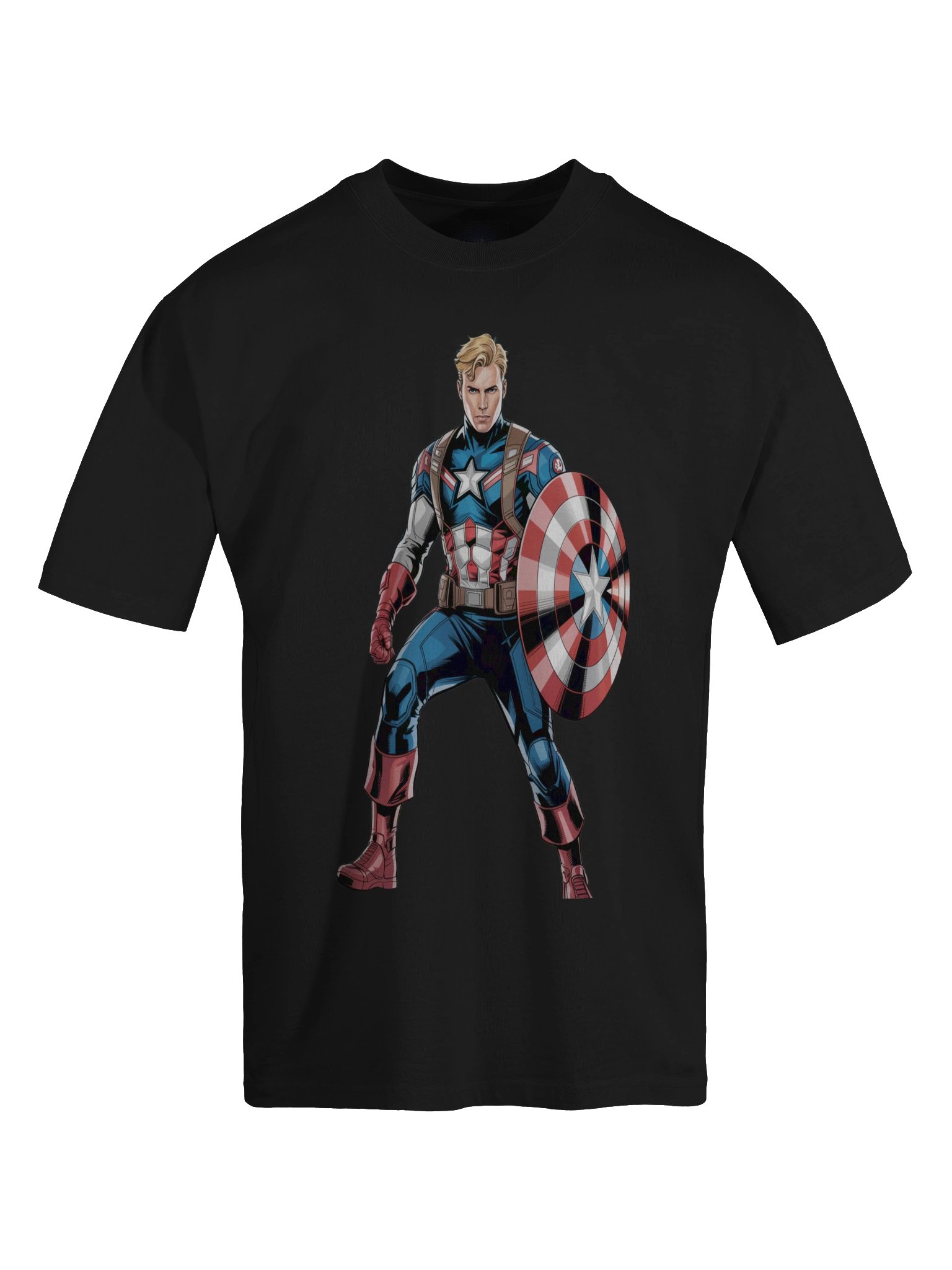 Eclipse Bastion: Captain America Faded Fortress Oversized T-Shirt product image (1)