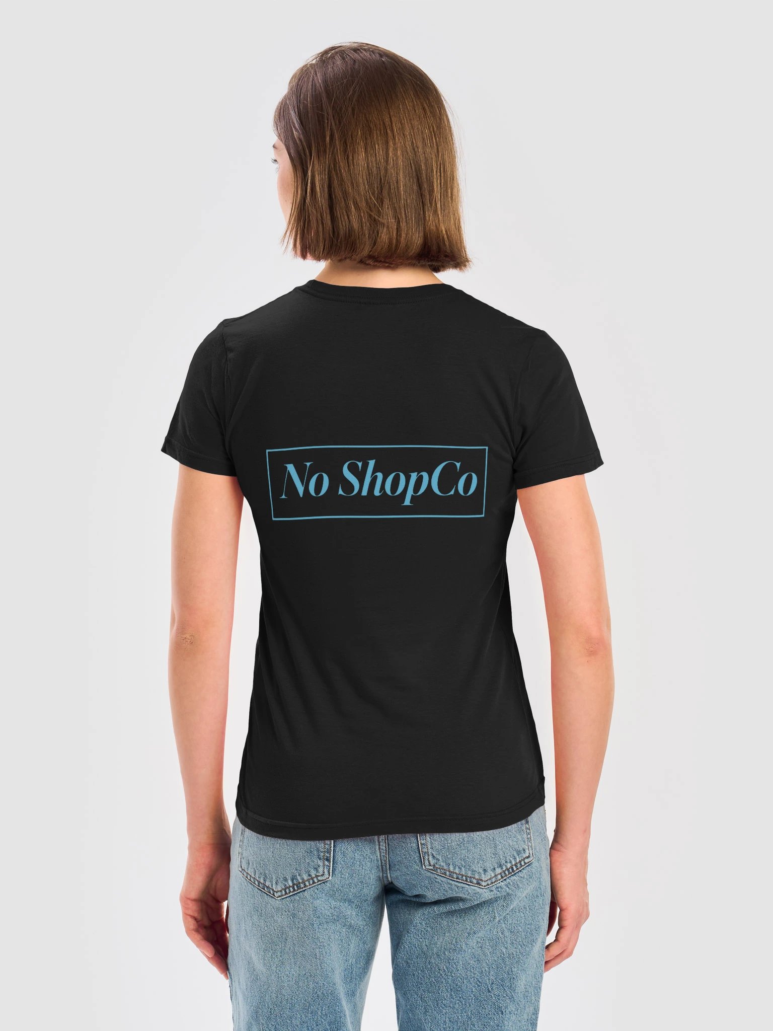 No Middle Finger Point ShopCo Light Blue Gildan Women's Tee product image (21)
