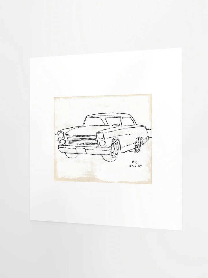 White Car #2 Print product image (2)