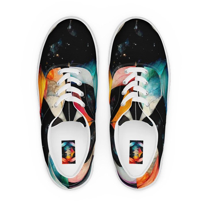 women's starry leaf symphony canvas shoes product image (1)
