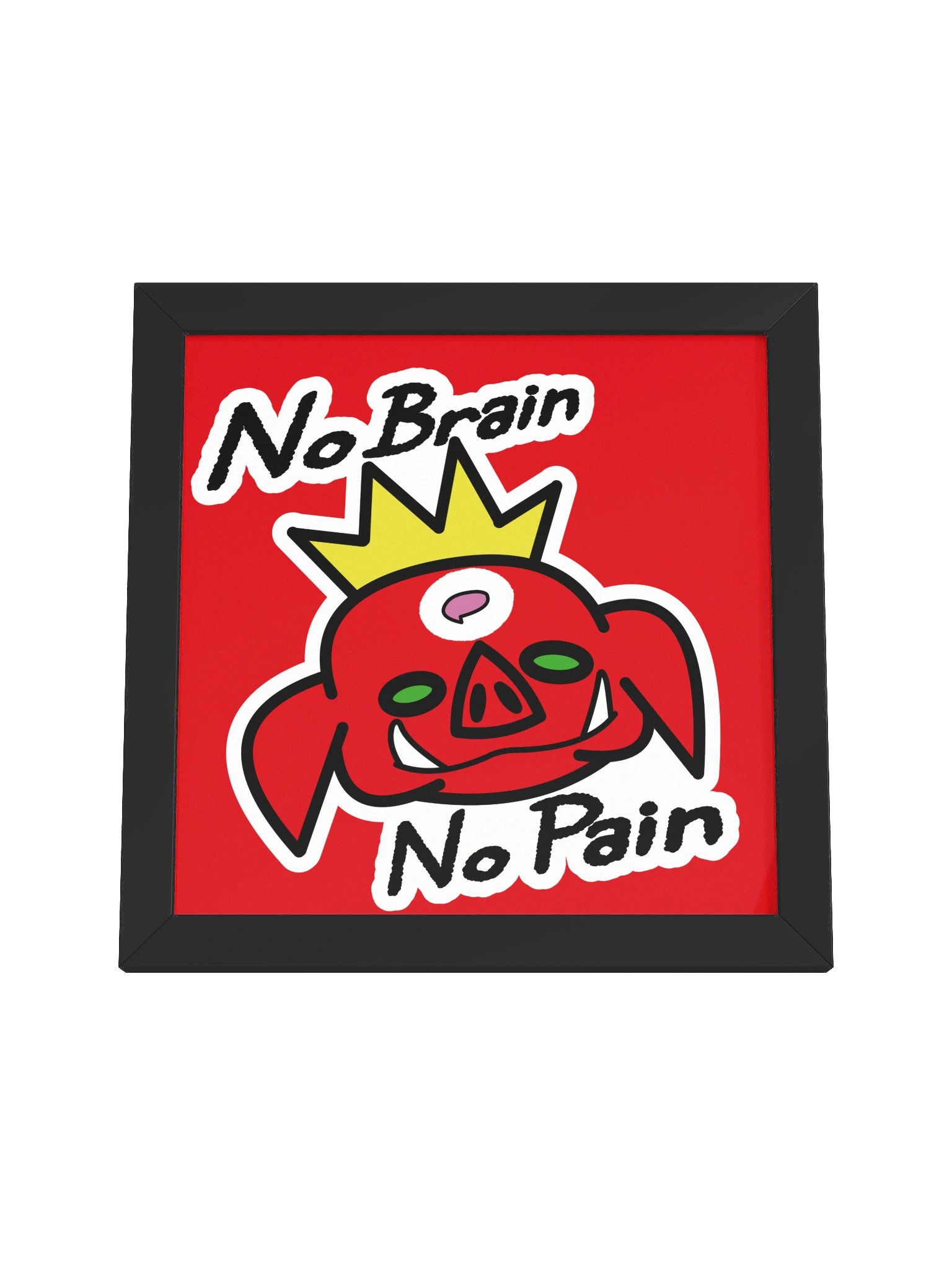 No Brain Framed Poster! product image (46)