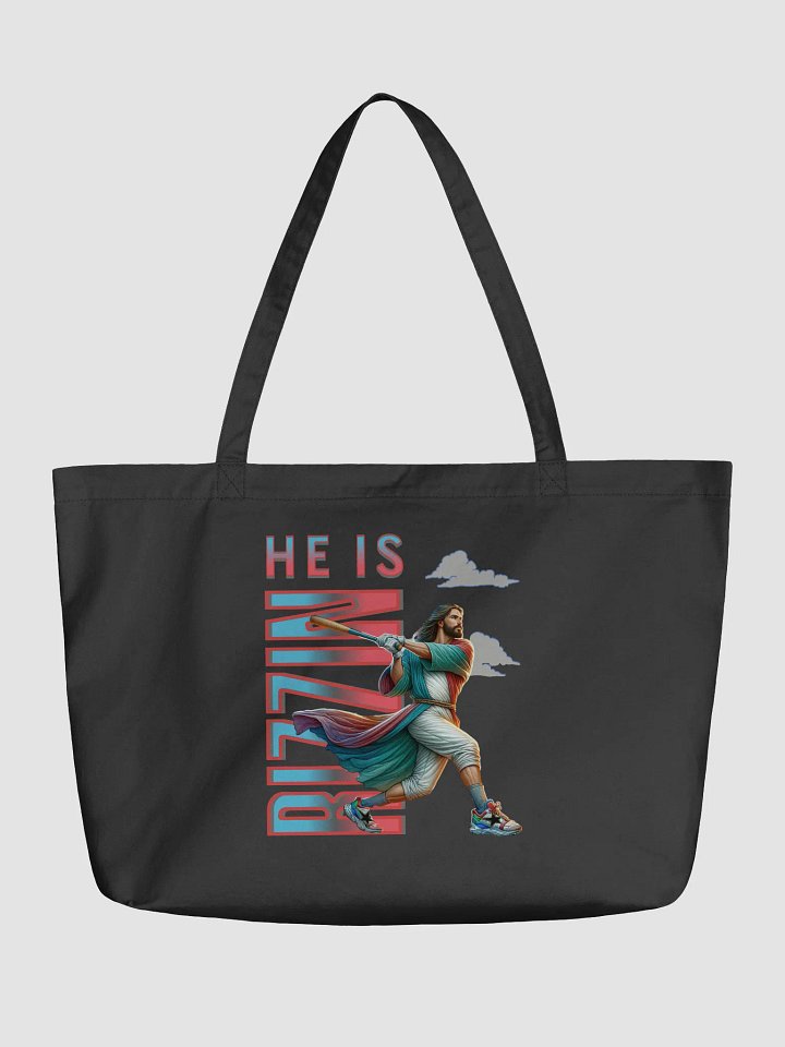 He Is Rizzin Baseball Tote Bag product image (2)