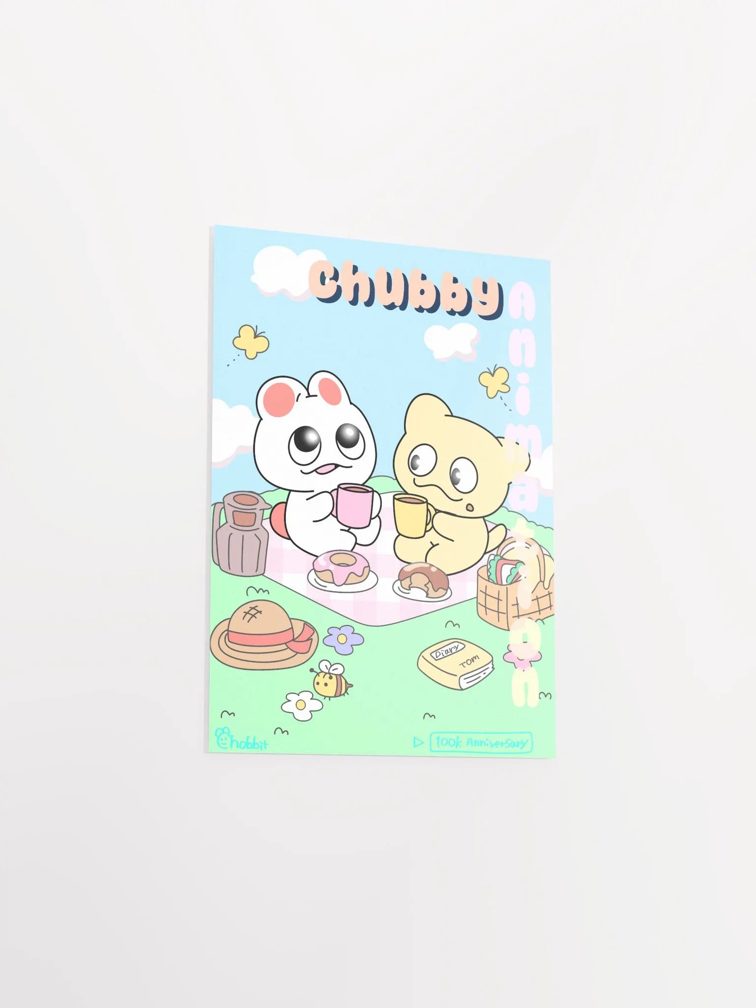 [Poster] Chubby Animation 100K subs tnx! product image (3)