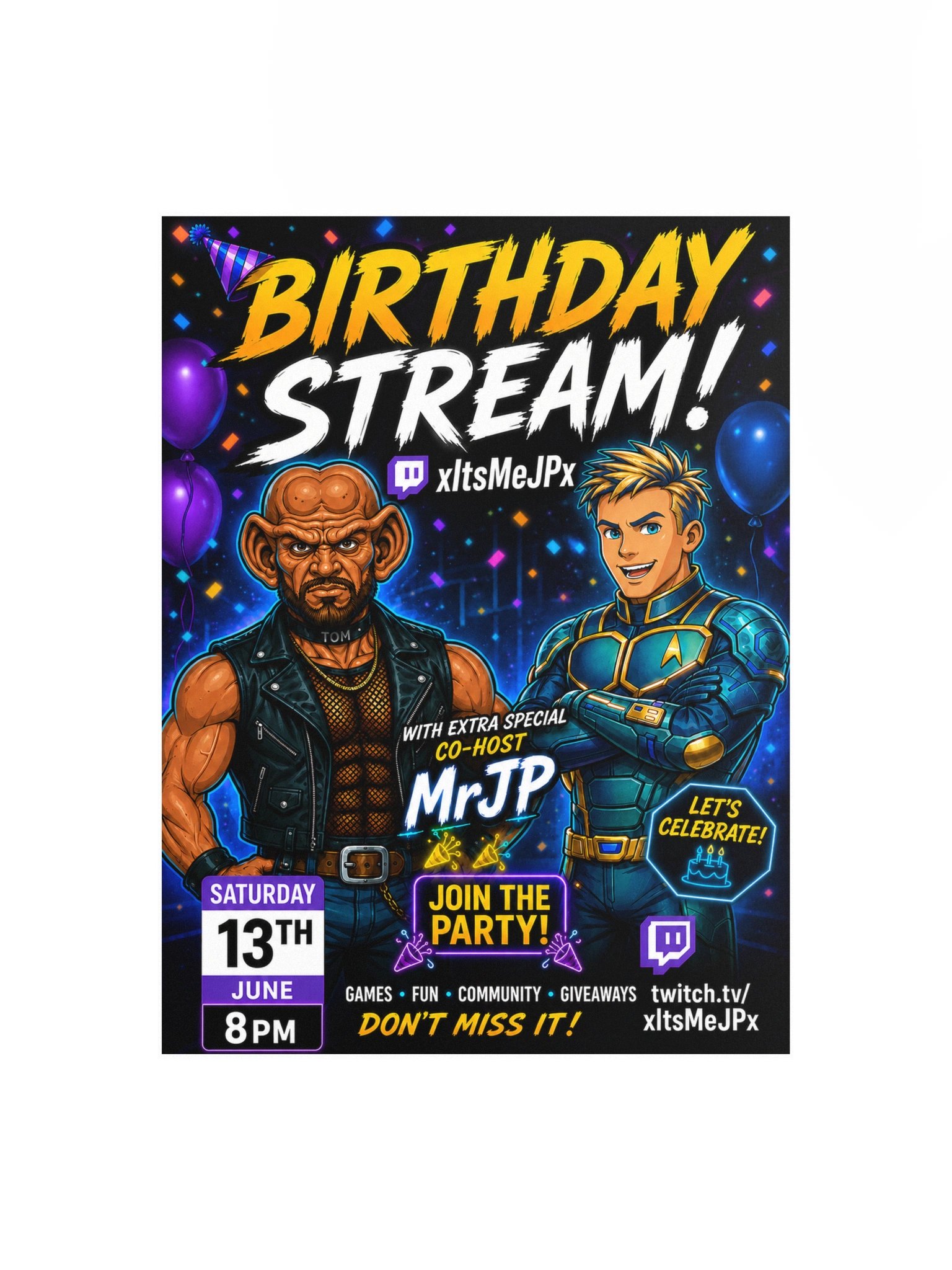 JP Bday Poster product image (1)