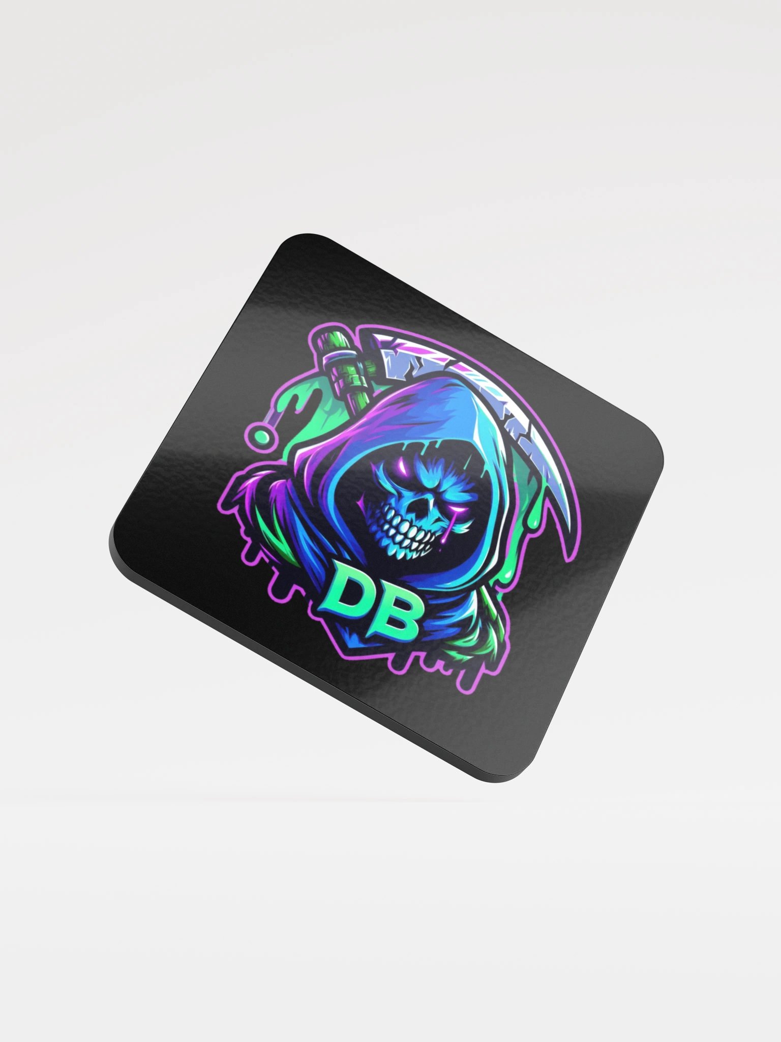 "Reaper" Premium Glossed Cork Coaster product image (4)