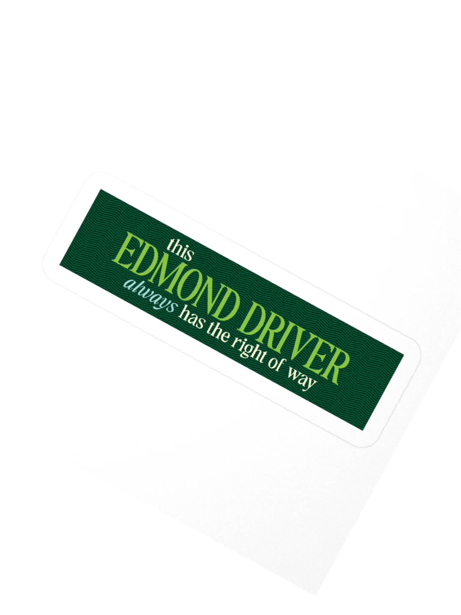 This Edmond Driver Sticker product image (6)