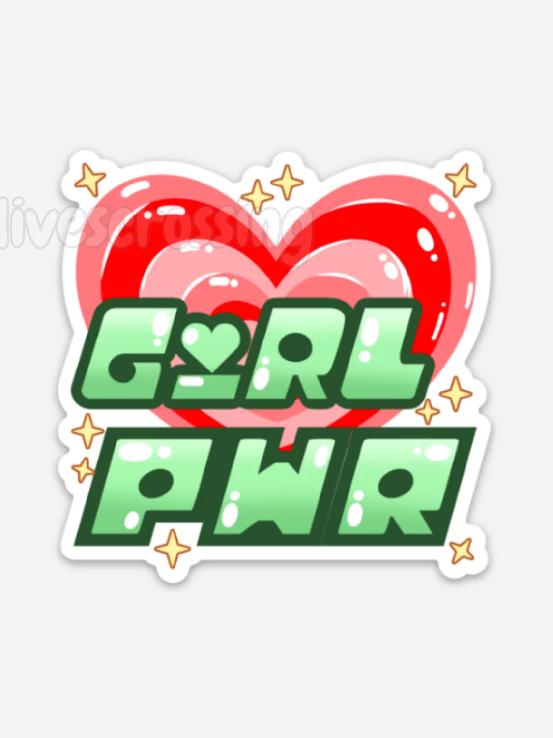 GIRL PWR Sticker product image (1)