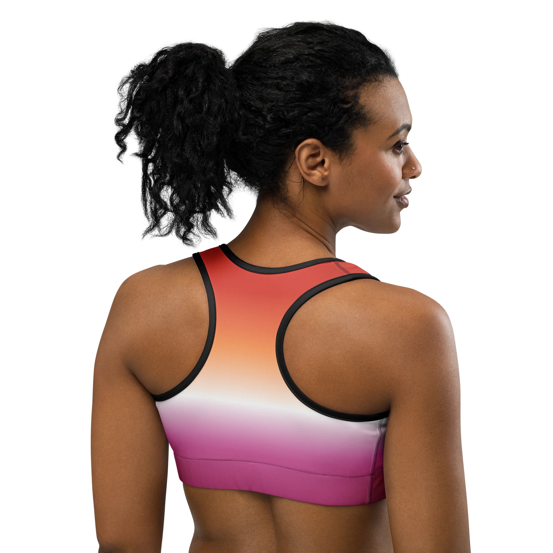 Lesbian Pride Gradient Sports Bra product image (4)