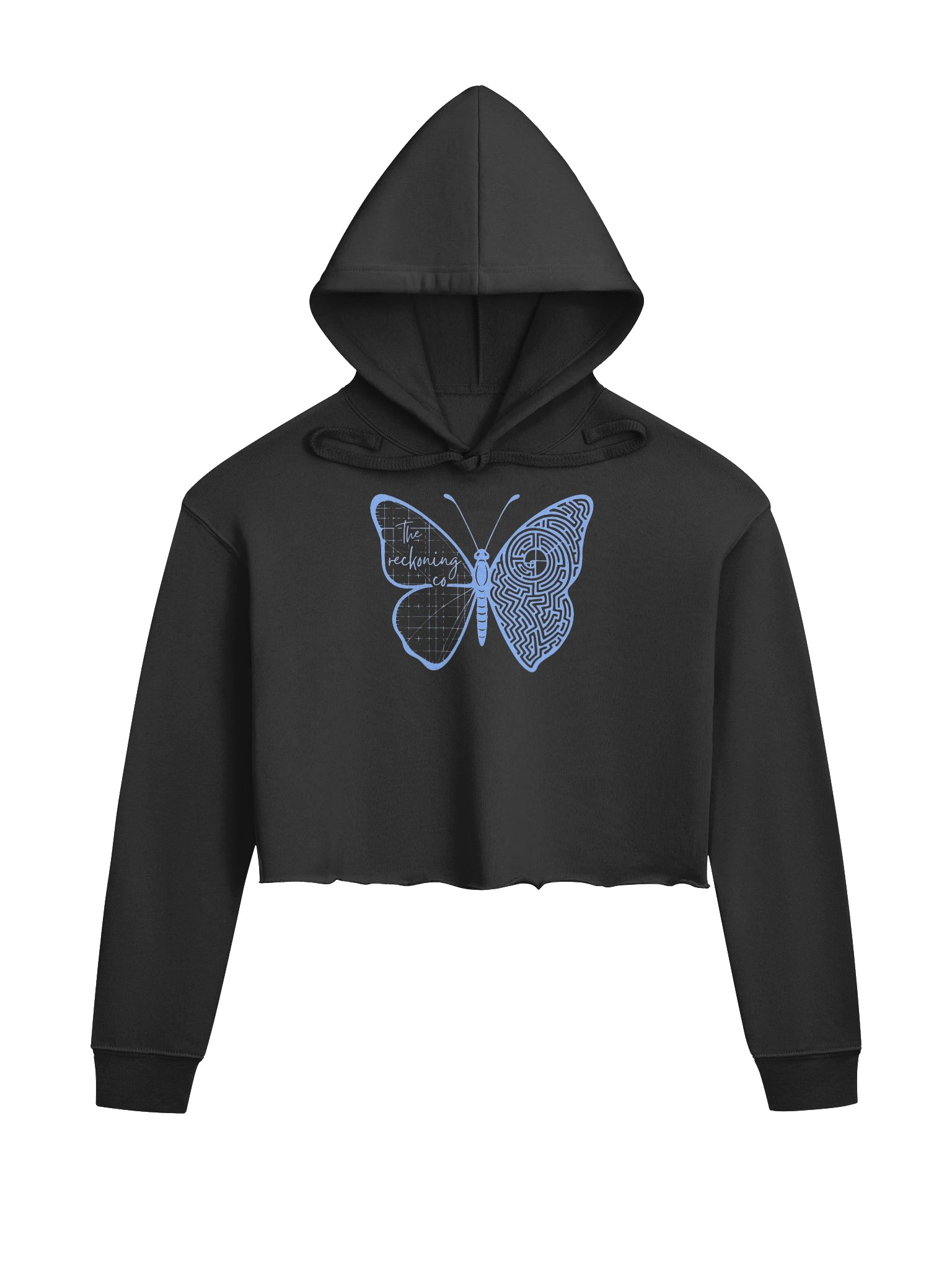 Trilogy Butterfly Crop Hoodie product image (1)
