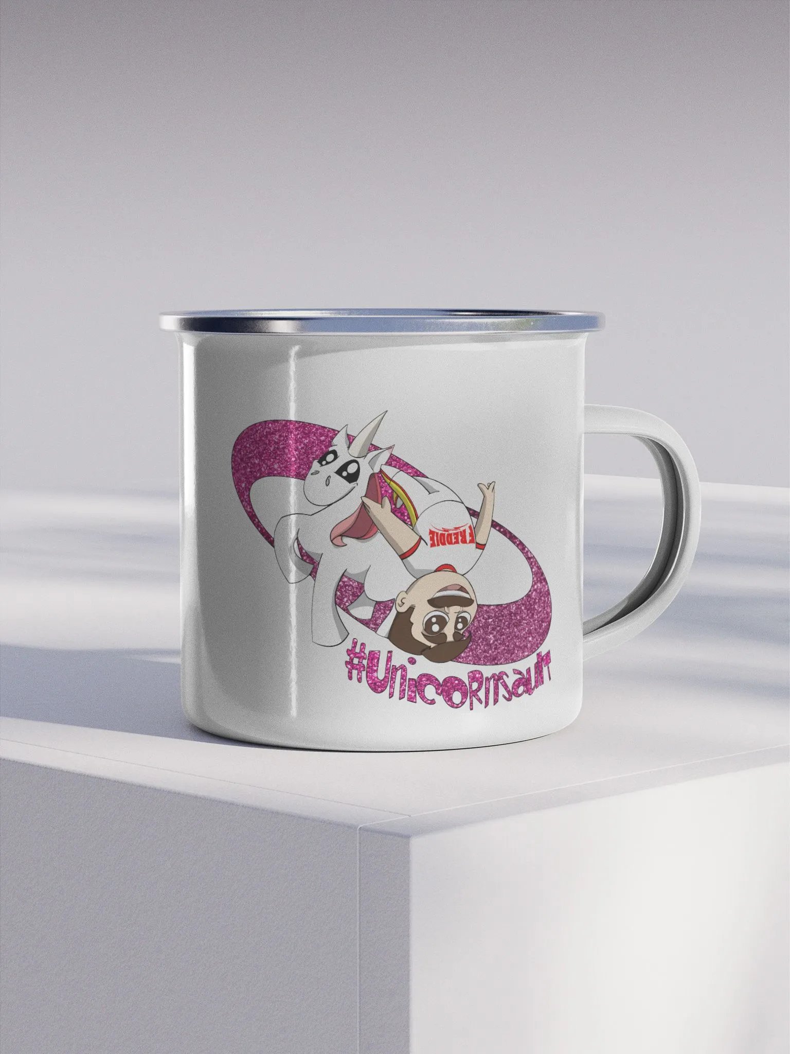 Unicornsault enamel mug product image (4)