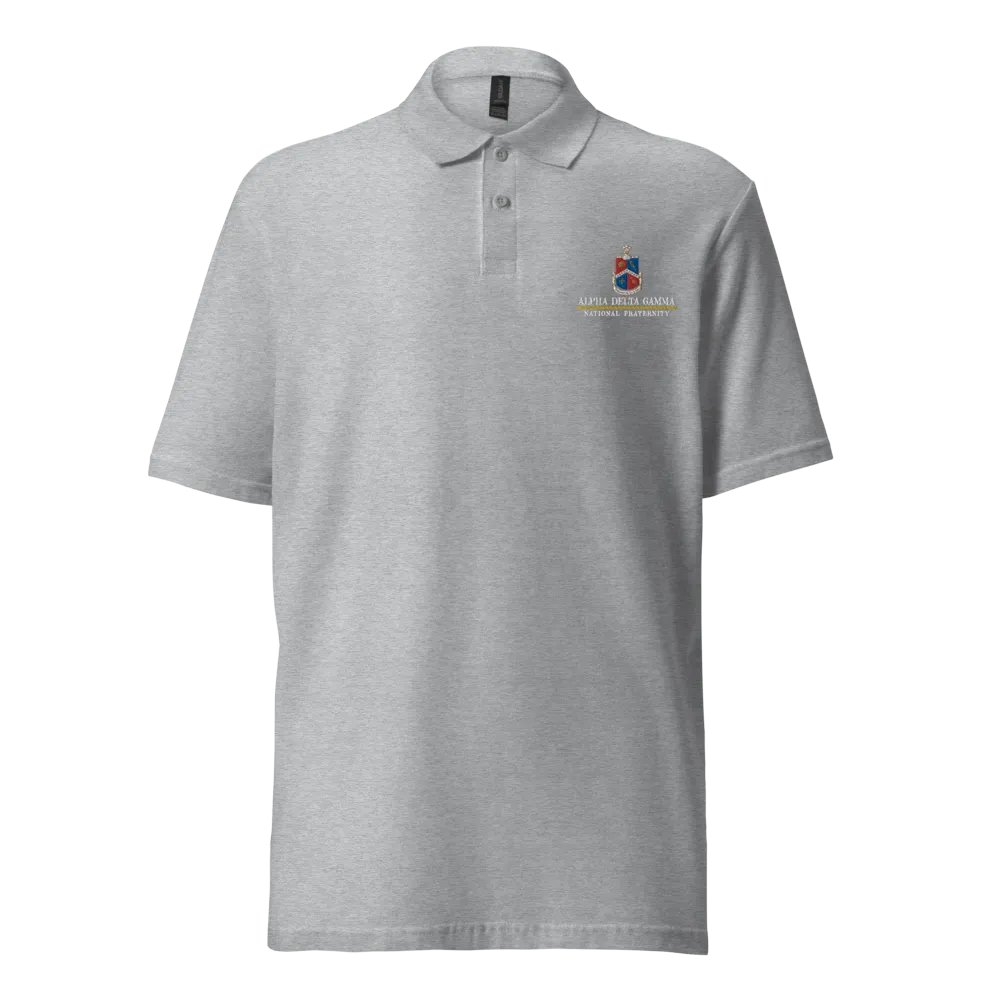 ADG Crest Polo - Grey product image (1)