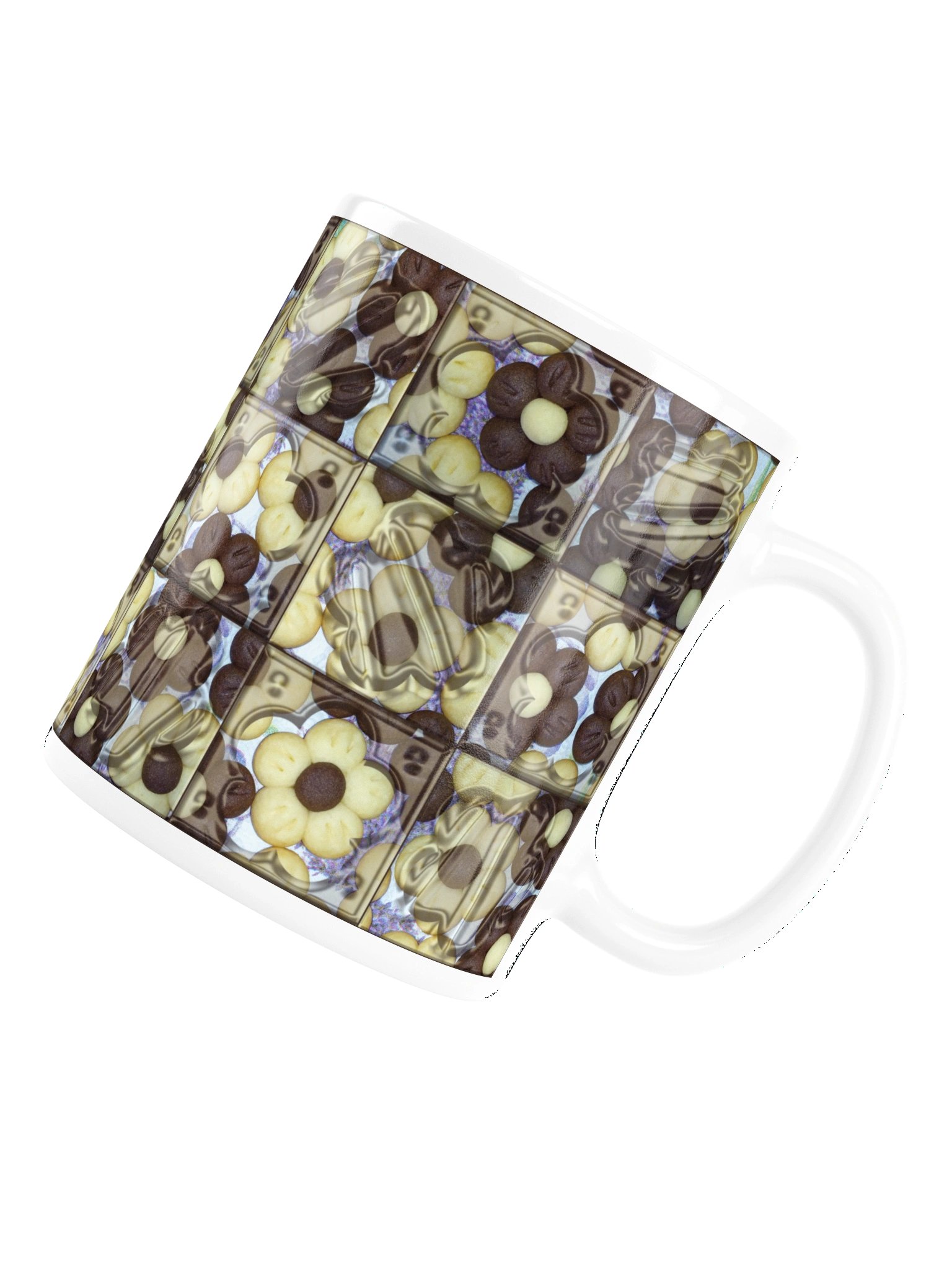Mug Covered in Real Flower-Shaped Cookies product image (6)