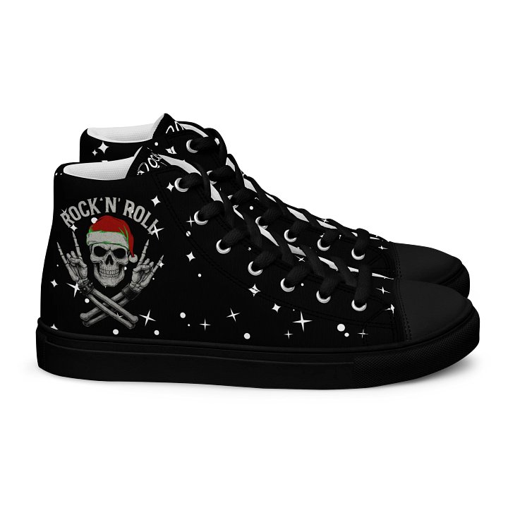 Santa Skull Men's High Tops product image (2)