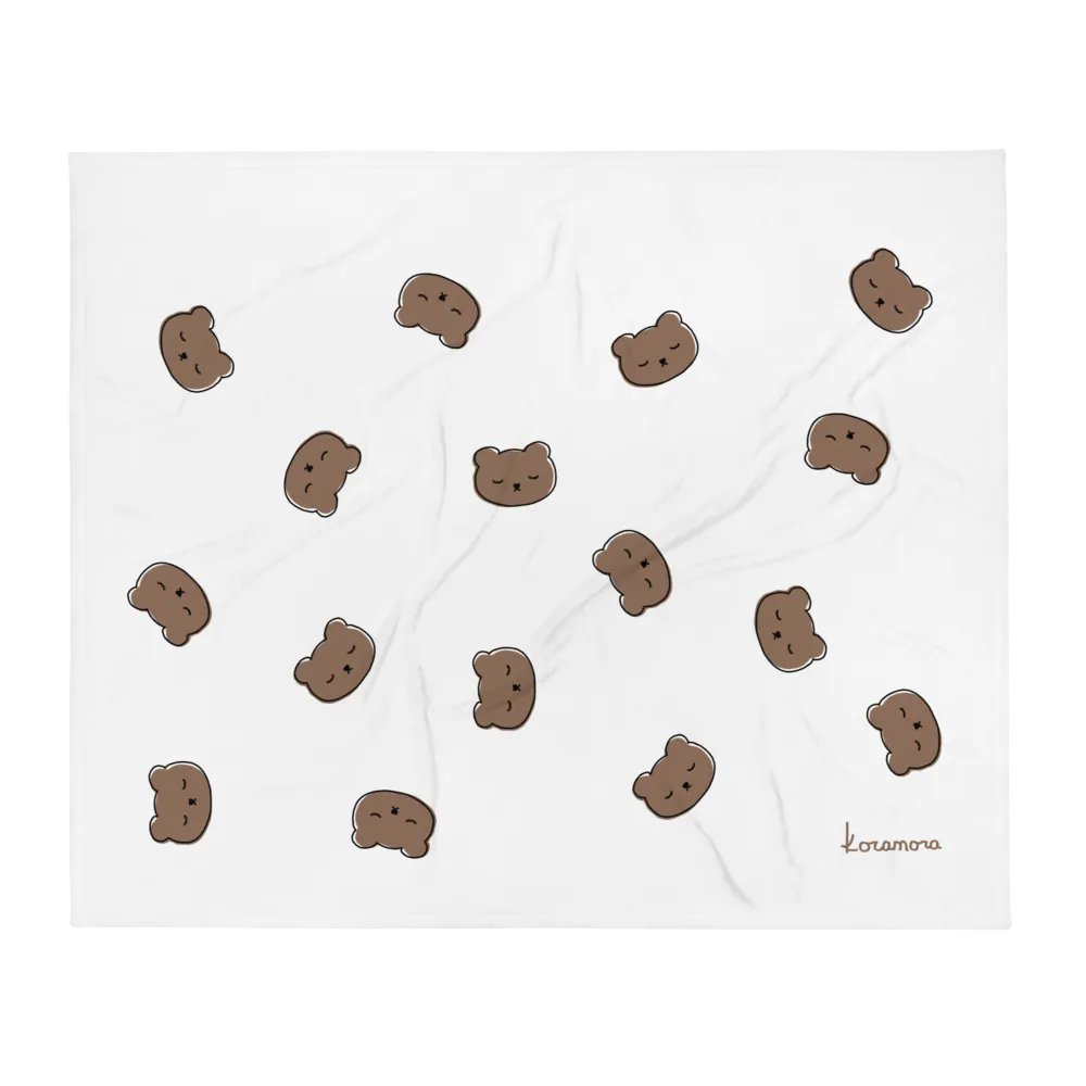 Sleepy Bear Throw Blanket product image (1)