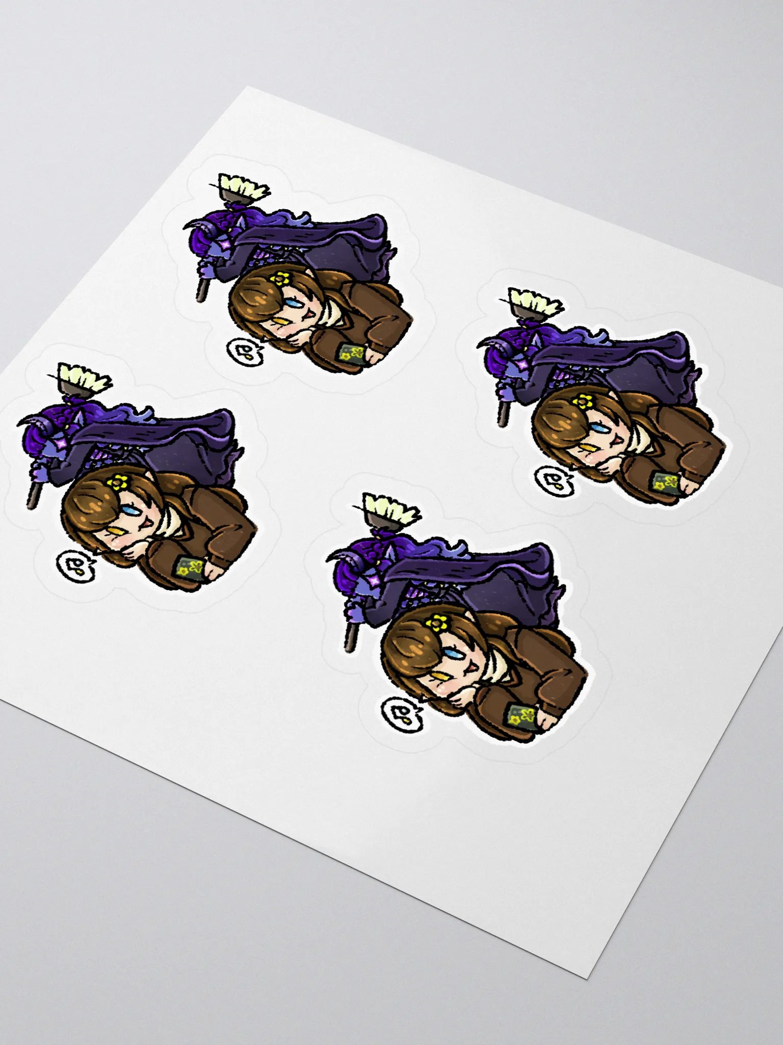 Ethereal Encounter Kiss Cut Stickers product image (3)