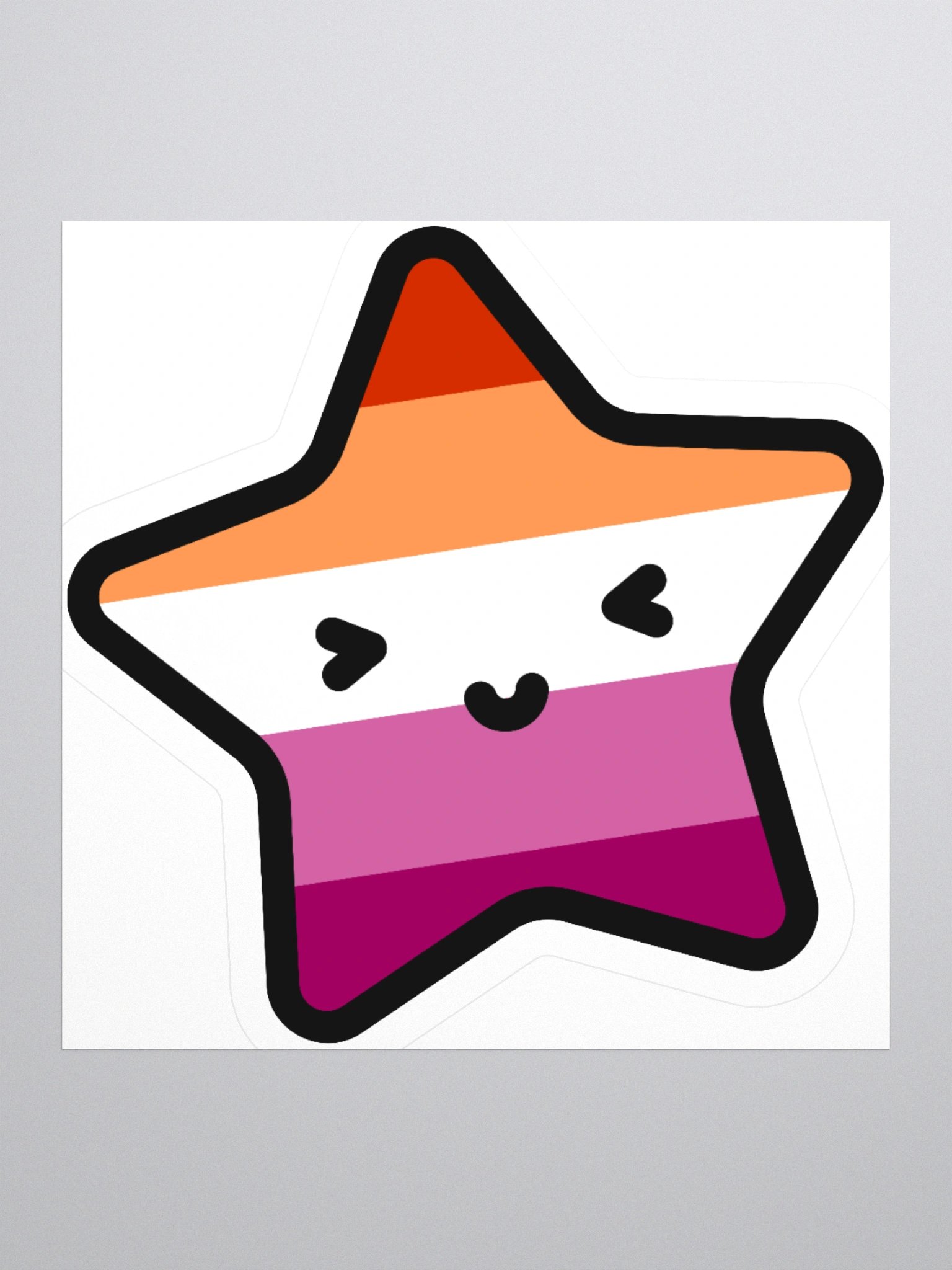 Lucy Lesbian Pride Sticker product image (1)