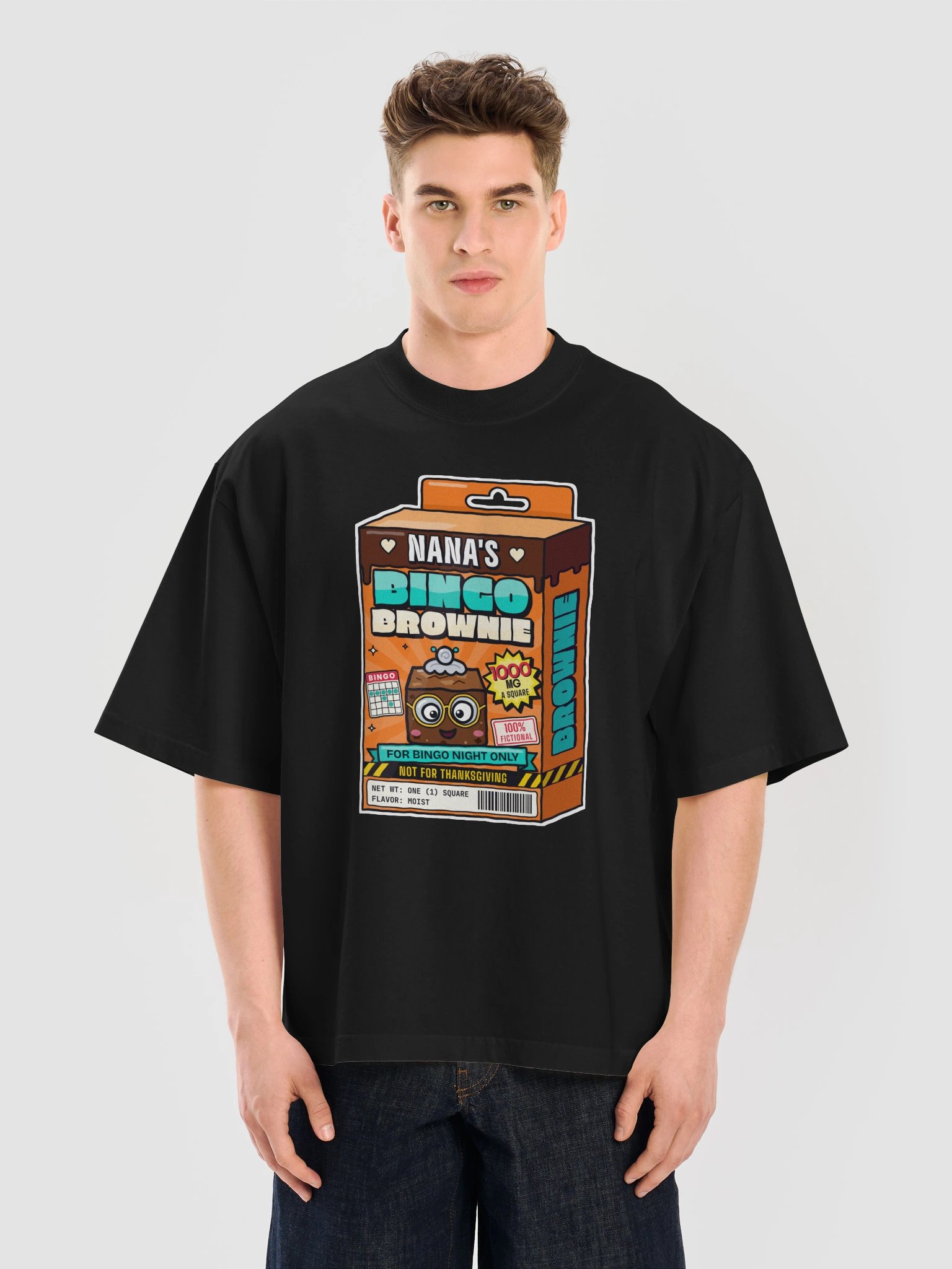 Nana's Bingo Brownie box tee product image (14)