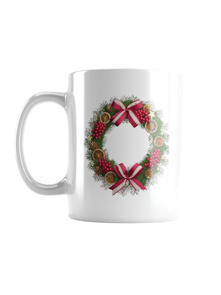 Festive Winter Wreath Holiday Coffee Mug product image (1)