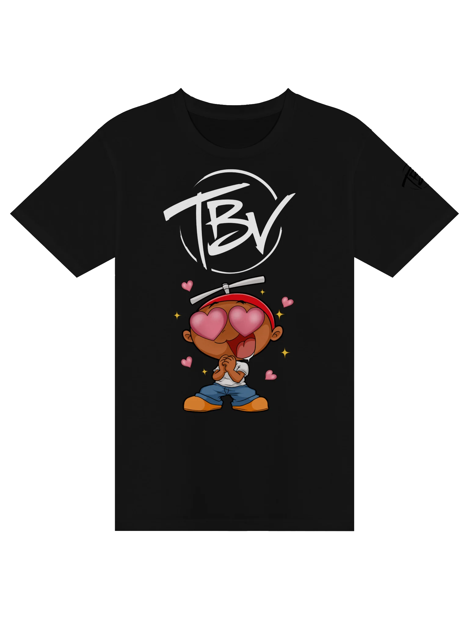 TBV Heart-Eyes Cartoon Tee product image (1)