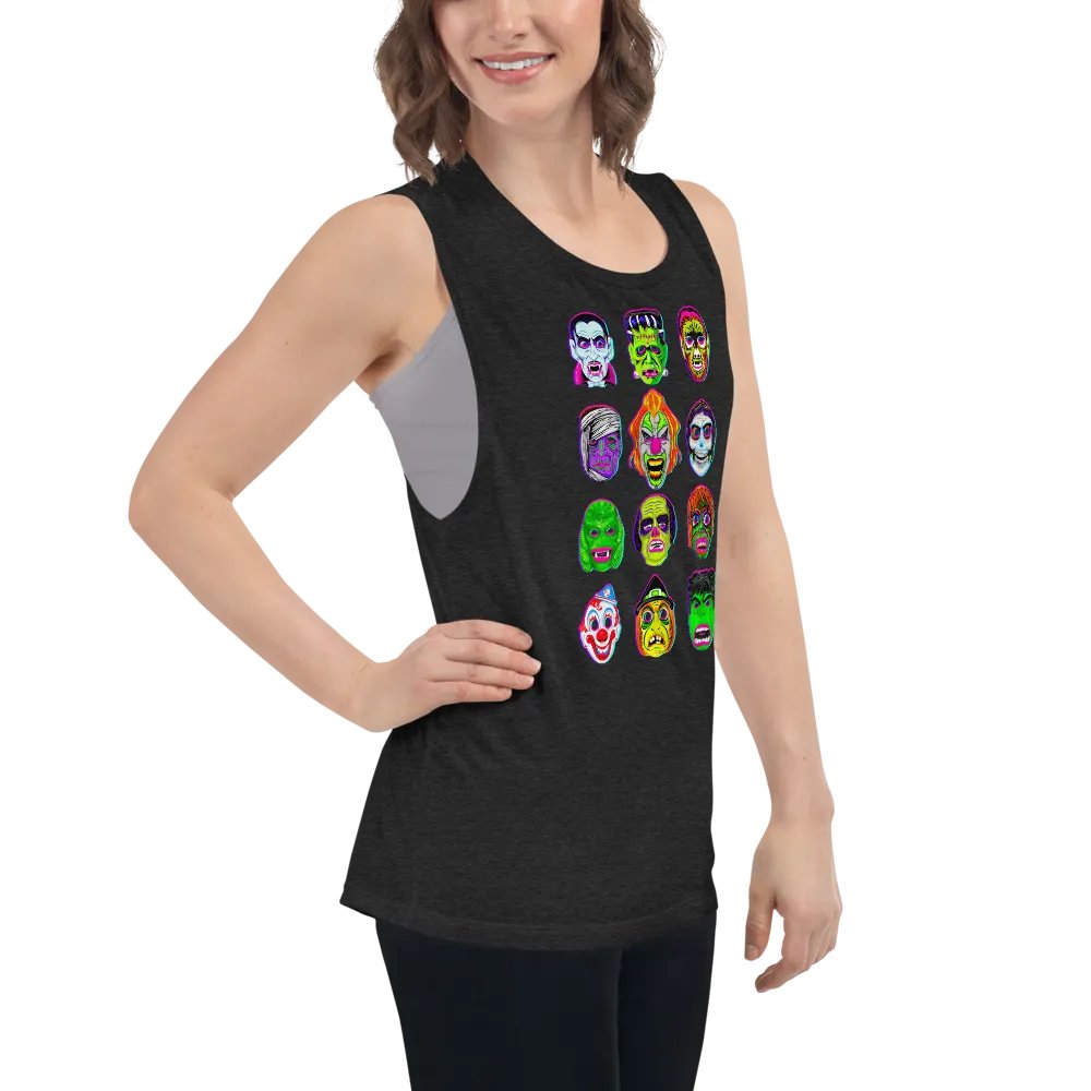 Horror Icons Women's Active Tank Top product image (7)