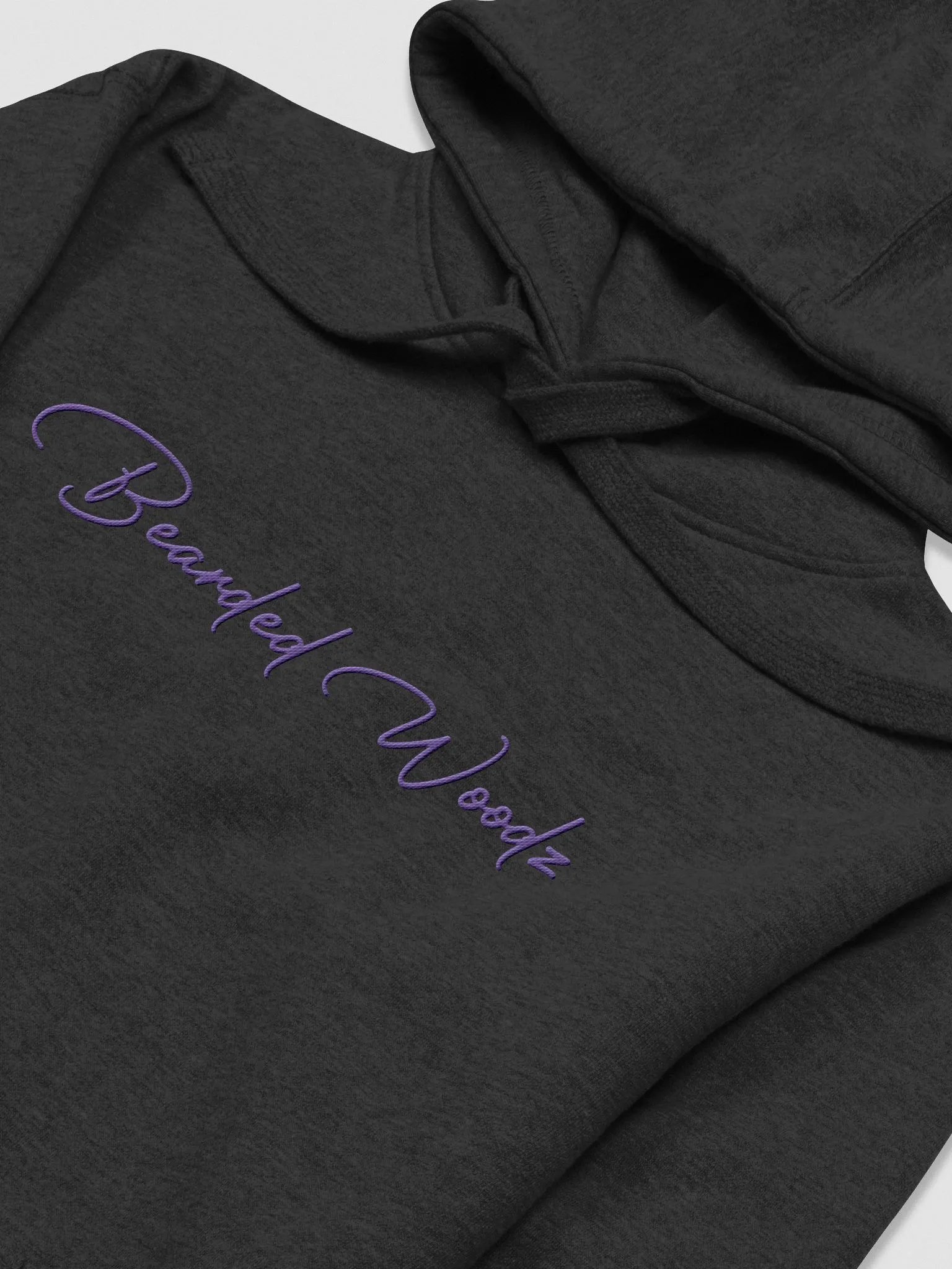 Men's Bearded Woodz Signature Hoodie (Purple Embroidery) product image (2)