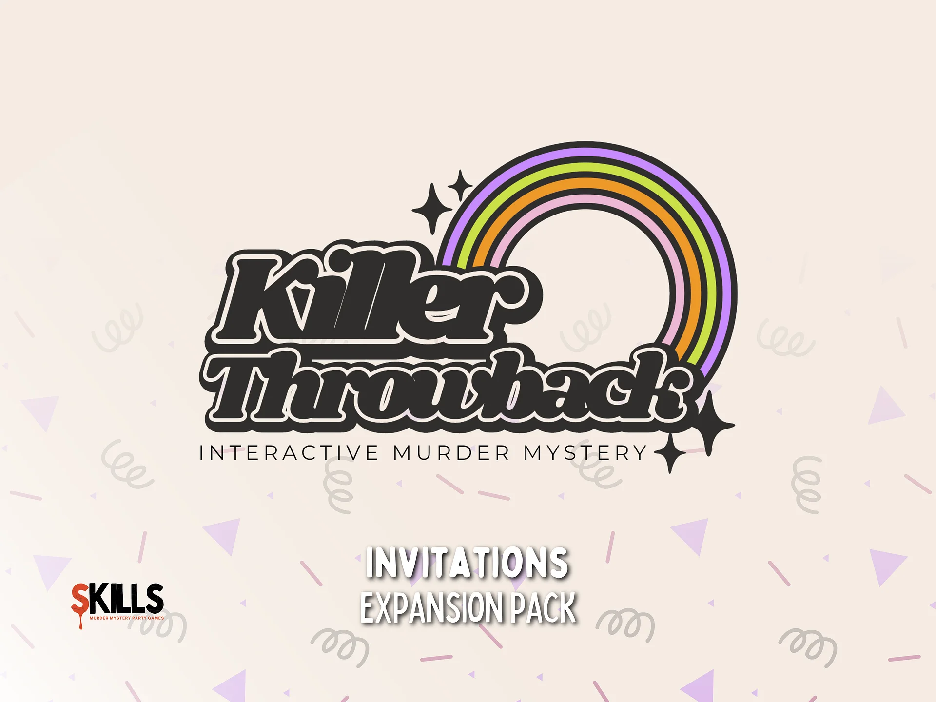Killer Throwback - A 1980s Murder Mystery - Invitations Add-On product image (1)