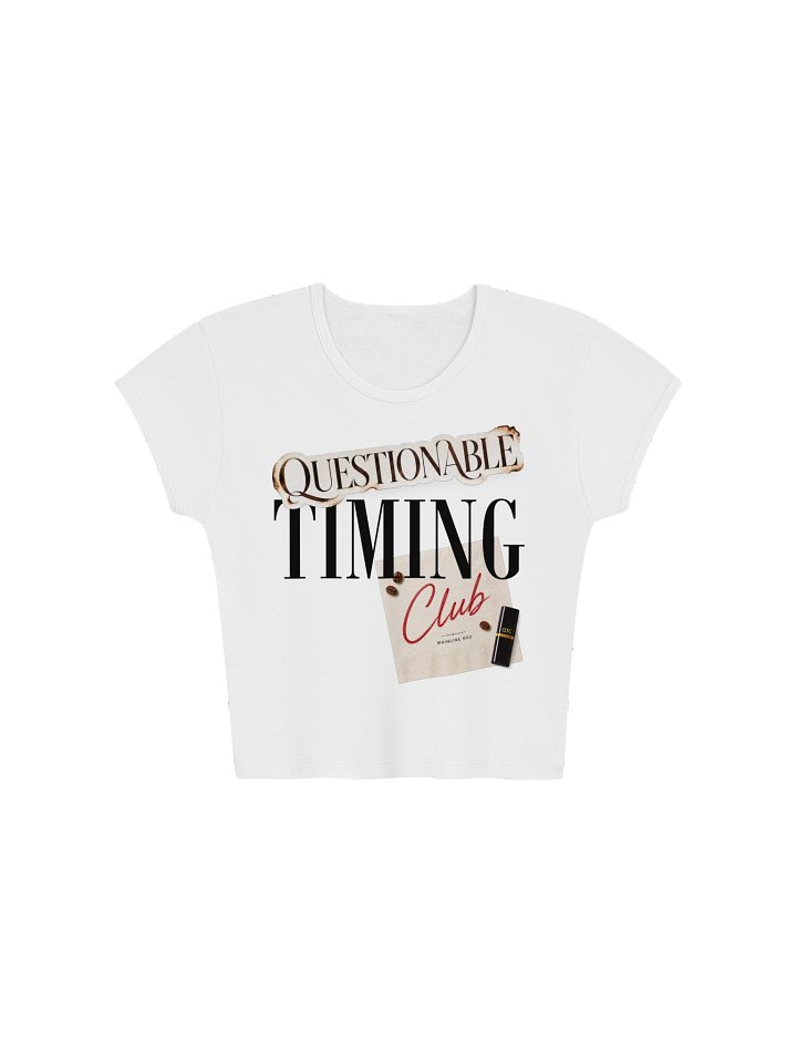 QTC Mainline 002 - Less Distresso | Baby Tee Crop product image (2)
