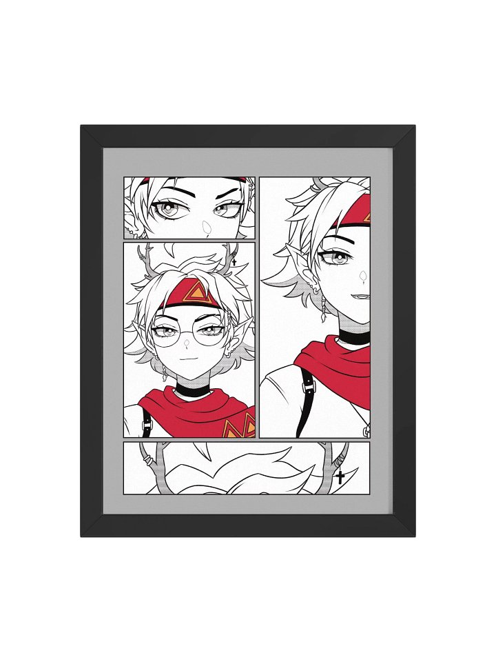 "SHI NOT SHY MANGA" - Framed Poster product image (1)