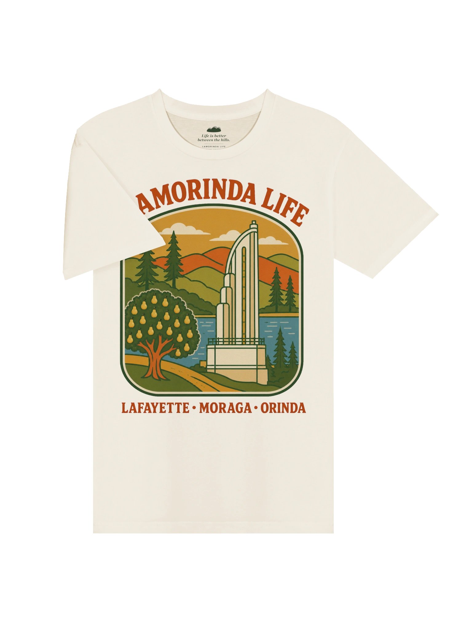 Lamorinda Life Three Towns Graphic T-Shirt product image (4)