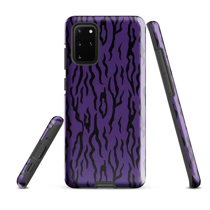 Purple Black Stripe Phone Case product image (1)