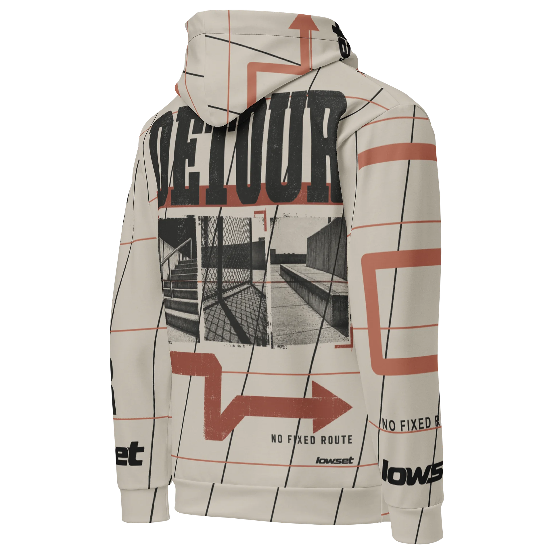 LOWSET / DETOUR — AOP Hoodie product image (5)