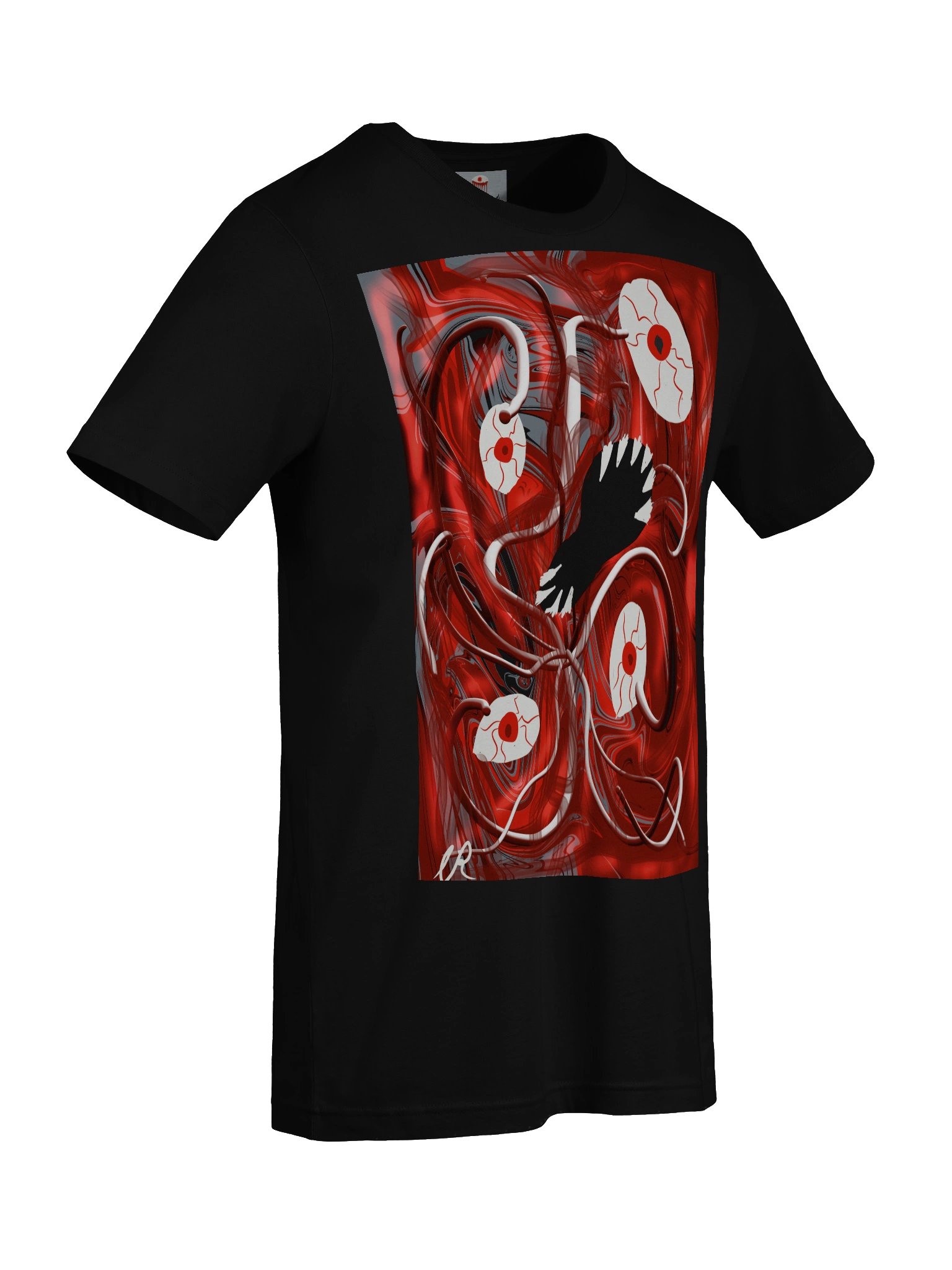 Marbled Eyeballs Tee — Bella+Canvas Supersoft by The Artsy Brain product image (9)