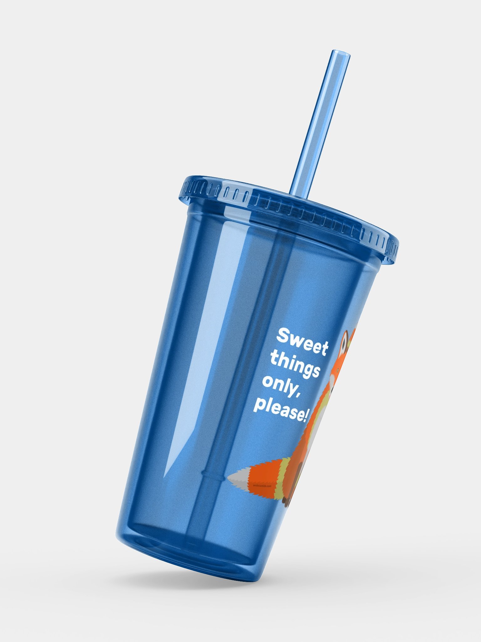 Candy Corn Foxxo Transparent Tumbler product image (2)