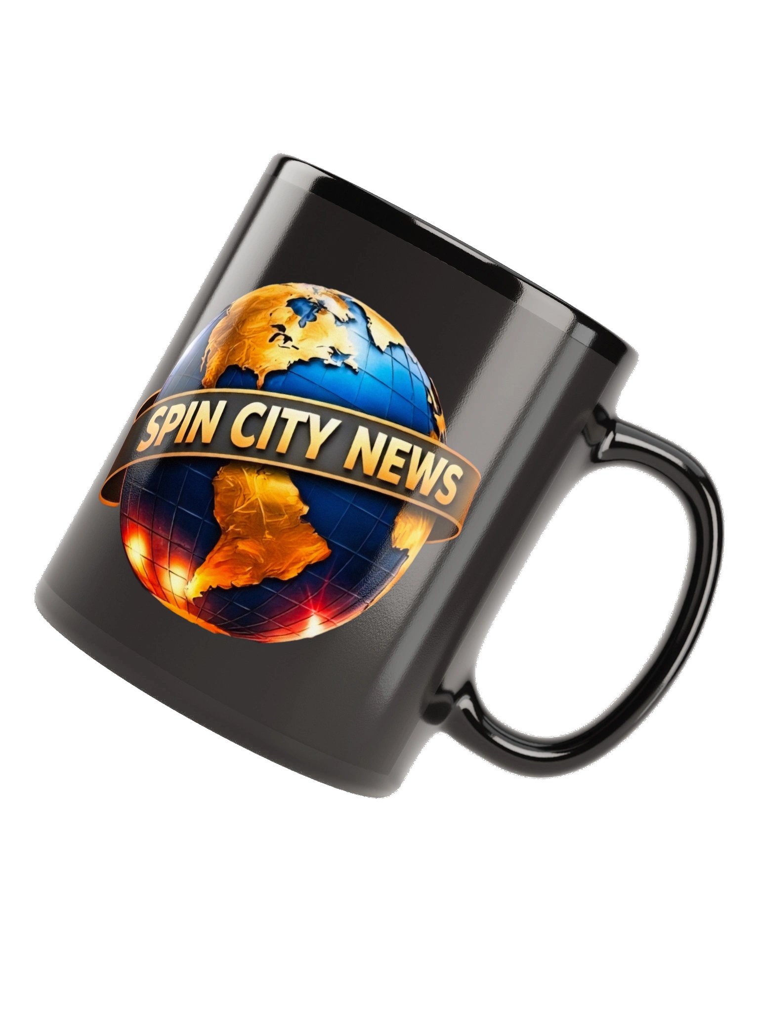 Spin City News Glossy Mug product image (11)