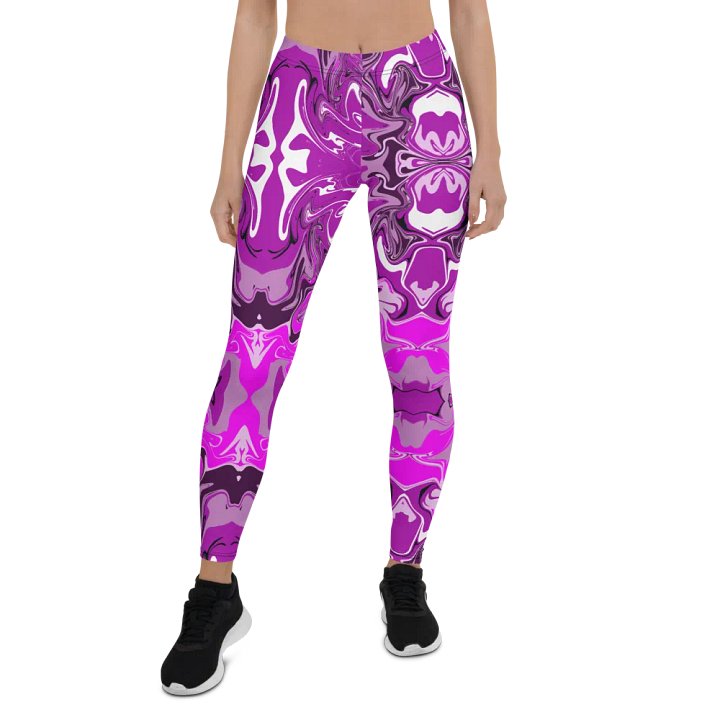 Pink Swirl All-Over Leggings product image (2)