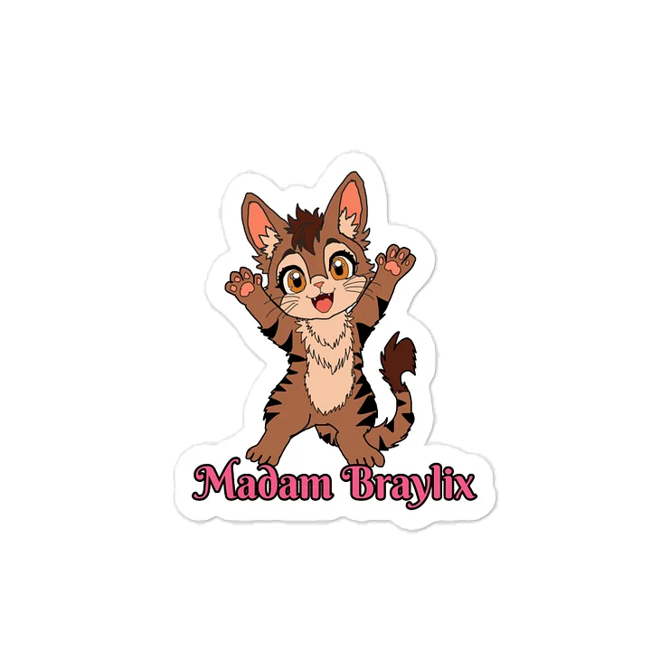 Madam Braylix the CatKey Vinyl Sticker product image (1)