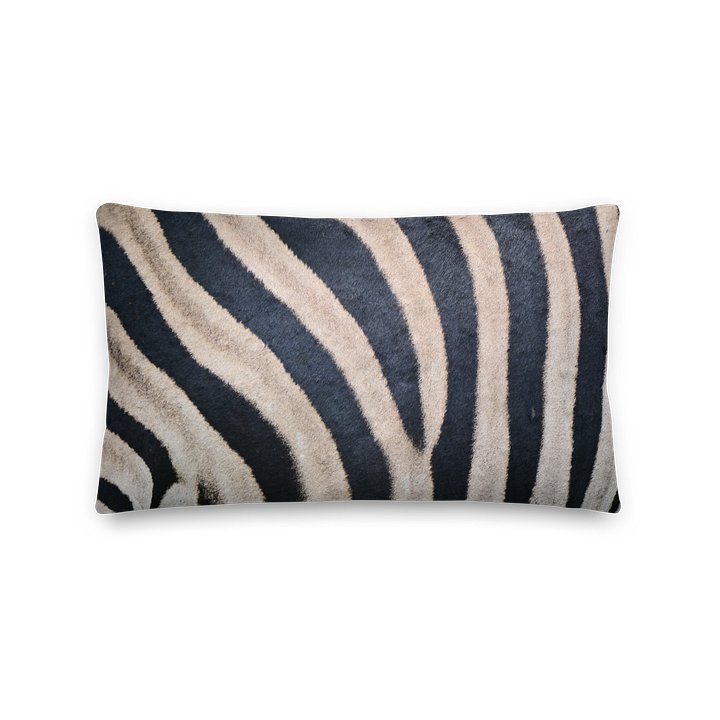 Modern Safari Zebra Print Premium Throw Pillow product image (4)