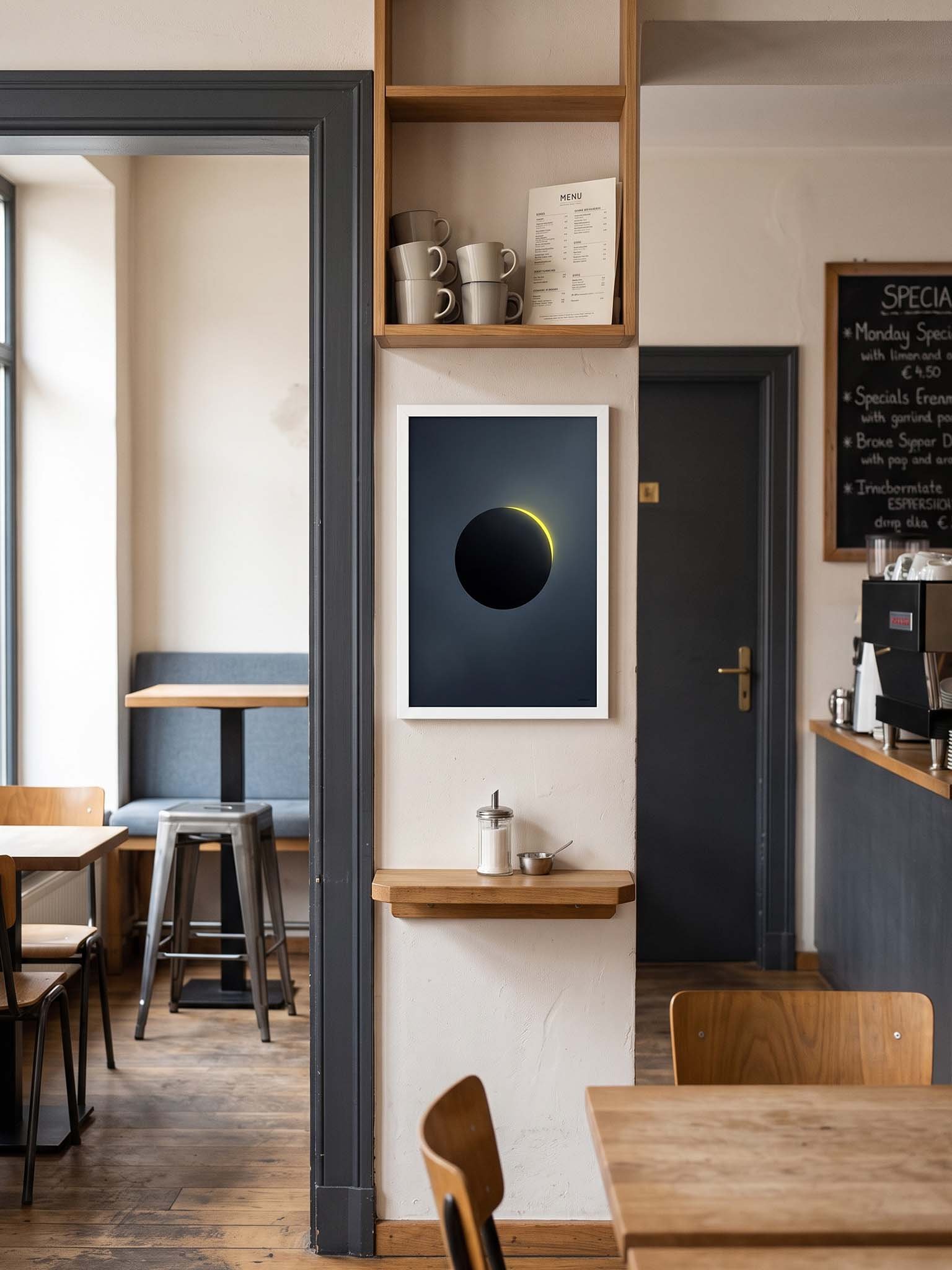 Black Sun - Minimalist Celestial Wall Art product image (49)