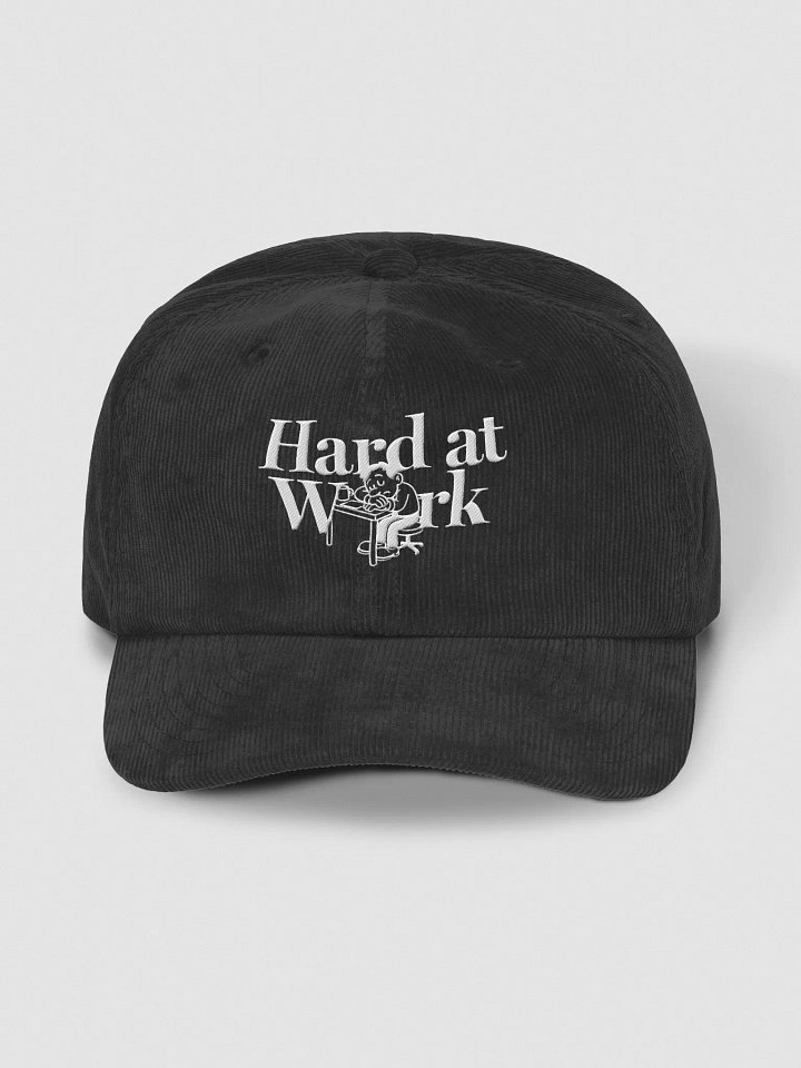 Hard At Work Corduroy Cap product image (1)