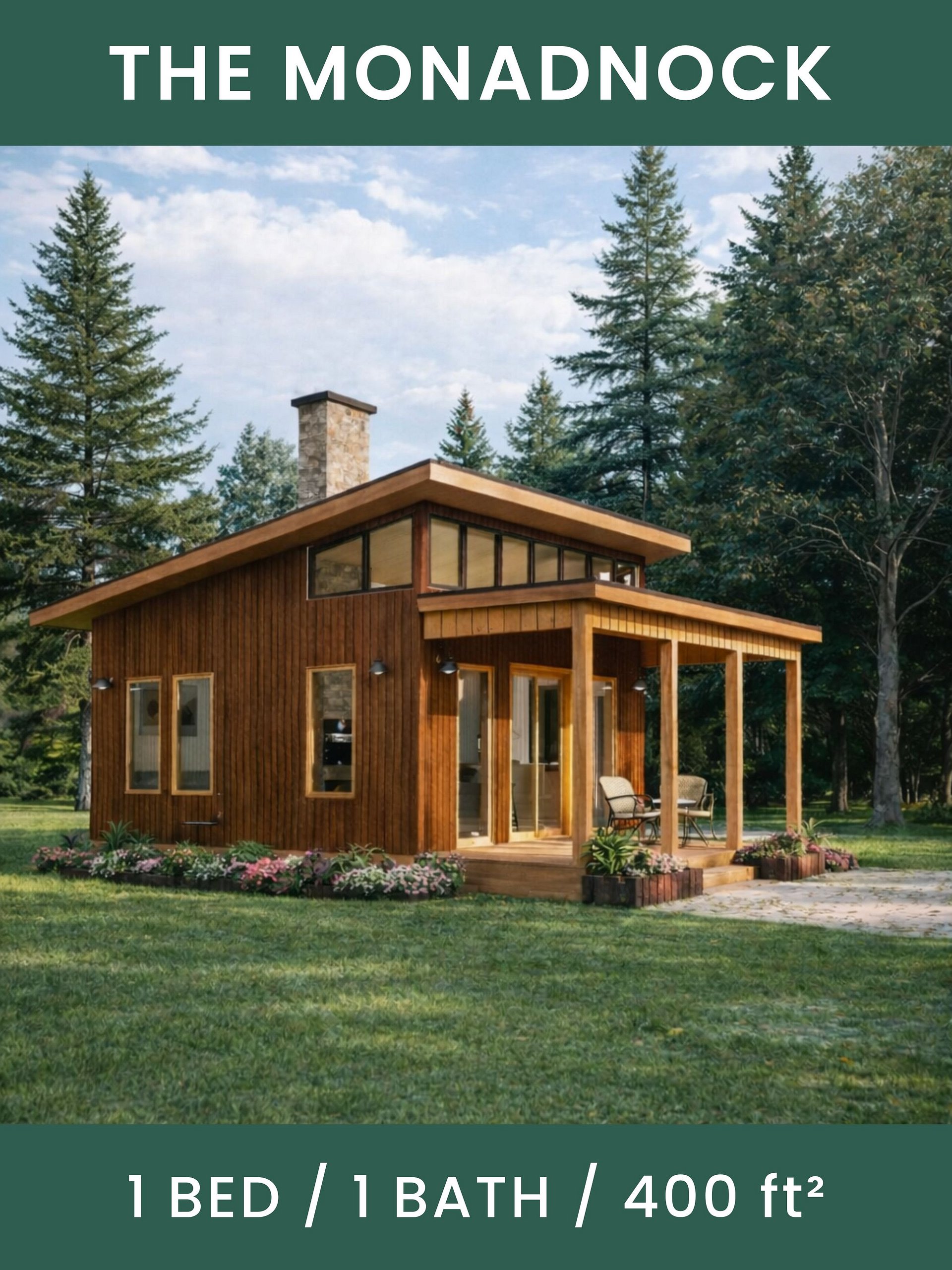 The Monadnock Tiny House Blueprint Set (CAD File + Materials List) product image (1)
