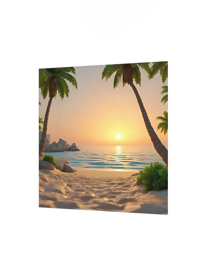 Tropical Sunset Serenity Poster product image (7)