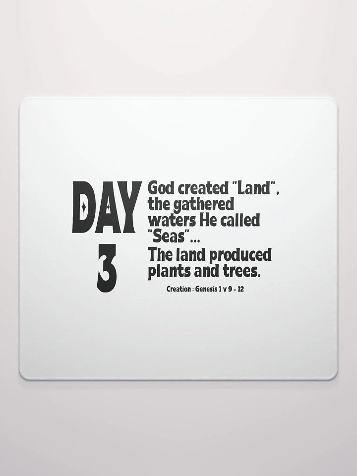 CREATION: DAY 3 Christian, Jesus, faith, God, Bible, Christianity, Jesus Christ, religion, Bible Verse, Love product image (3)