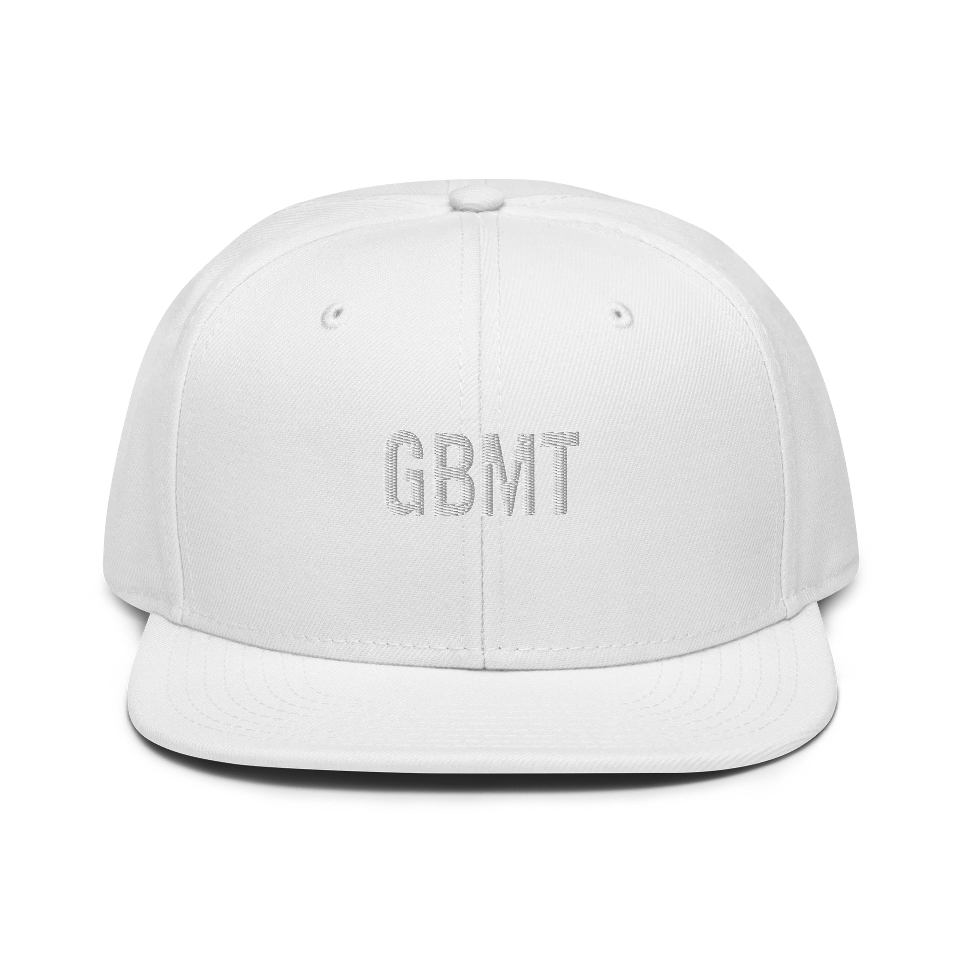 GBMT Classic Snapback – All White Edition product image (1)