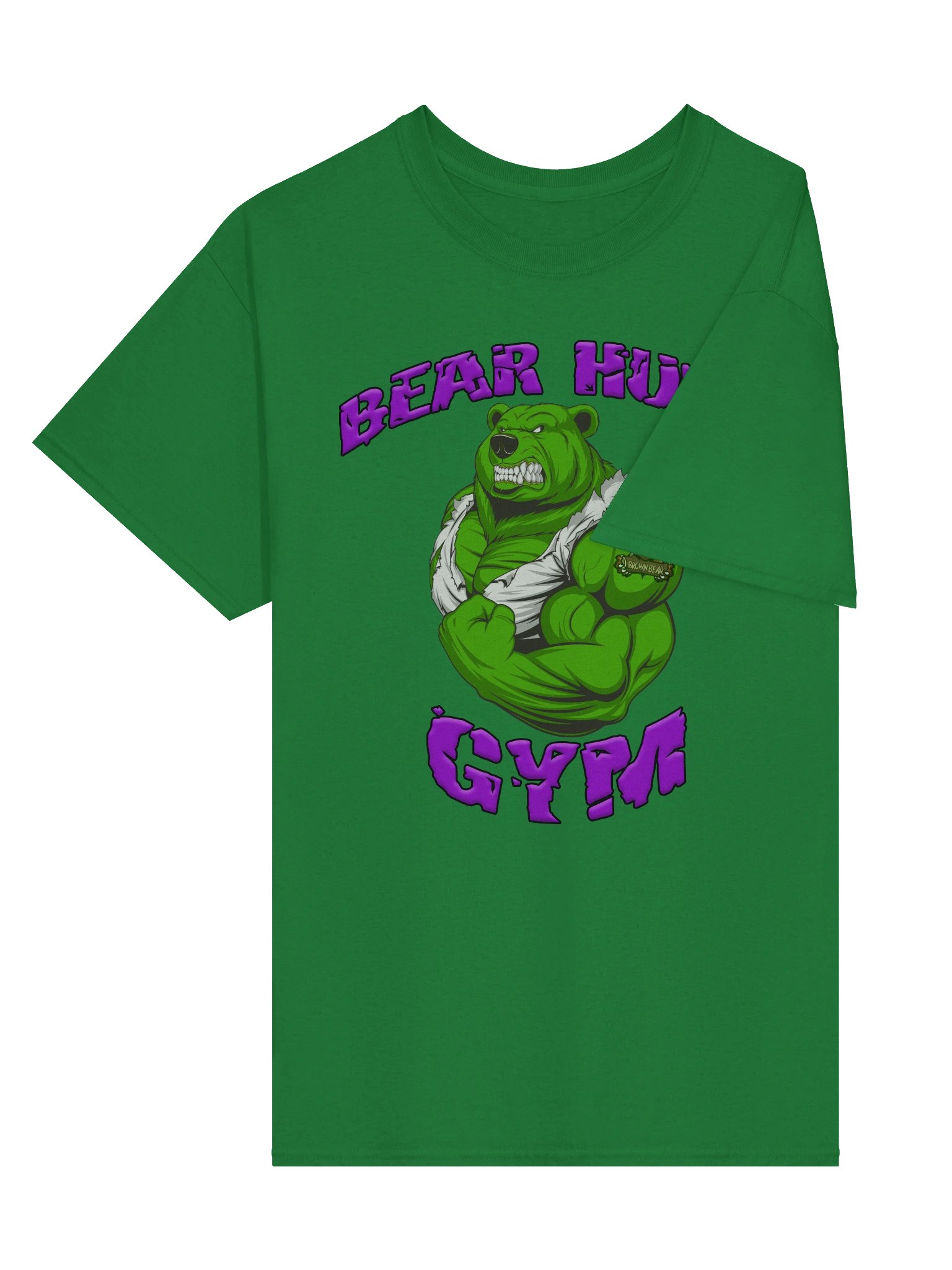 Bear Hulk Gym T-shirt product image (39)