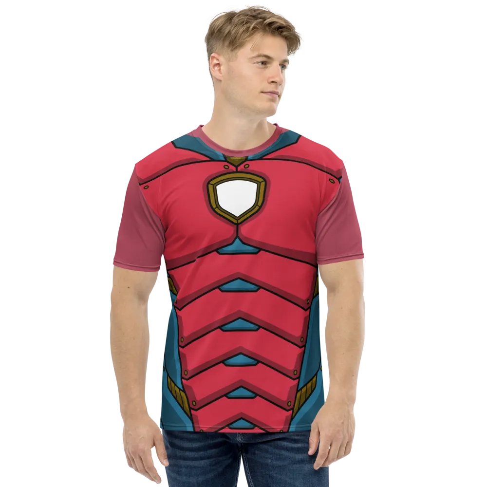 Enhanced Body Suit-Inspired Crew Neck T-Shirt - Embrace Futuristic Style product image (1)