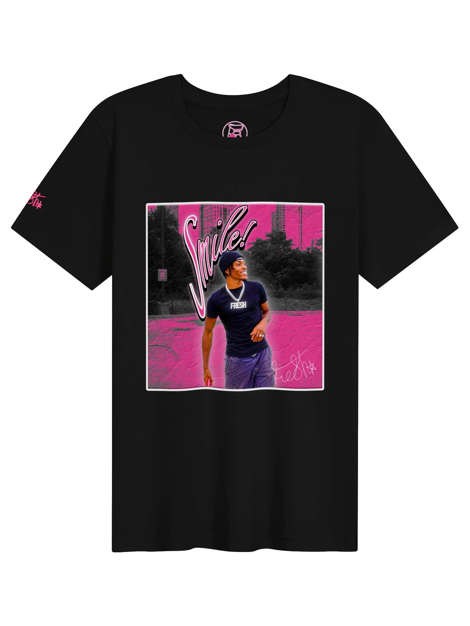 Smile Canvas Graphic Tee product image (2)