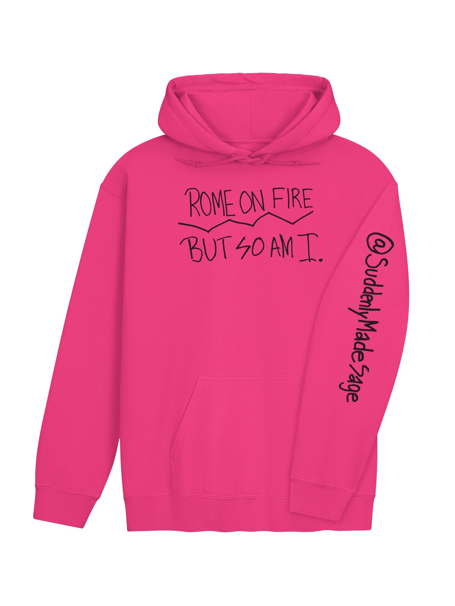 Hot Pink Hoodie — Rome on Fire (Limited) product image (4)