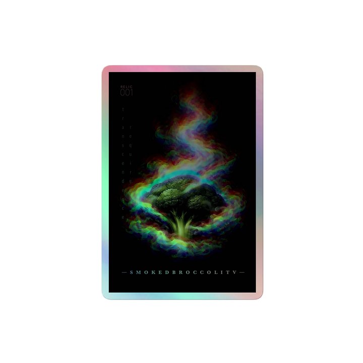 relic 001 holographic sticker product image (2)